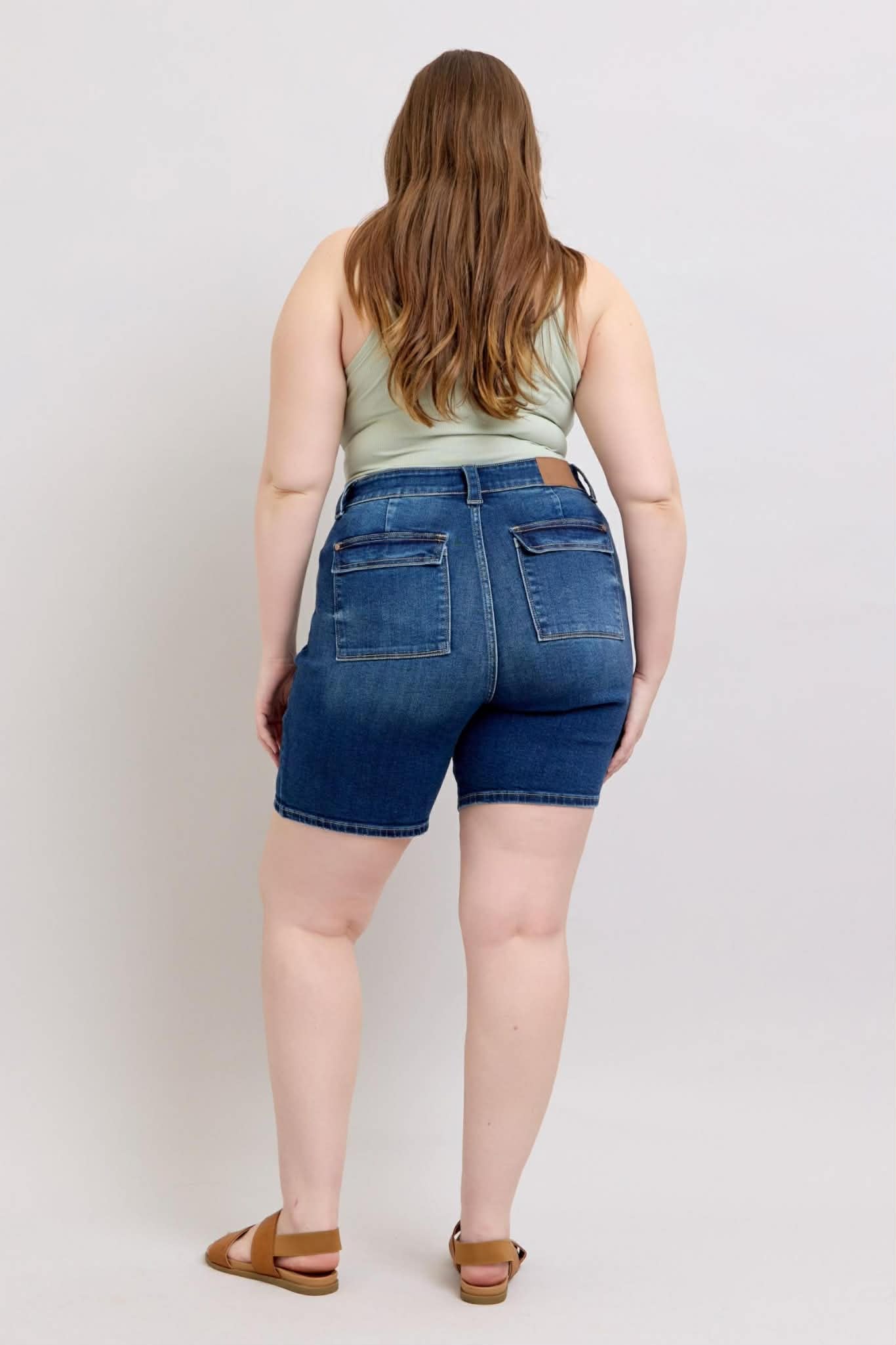 Judy Blue Plus Bermuda shorts Flap PK