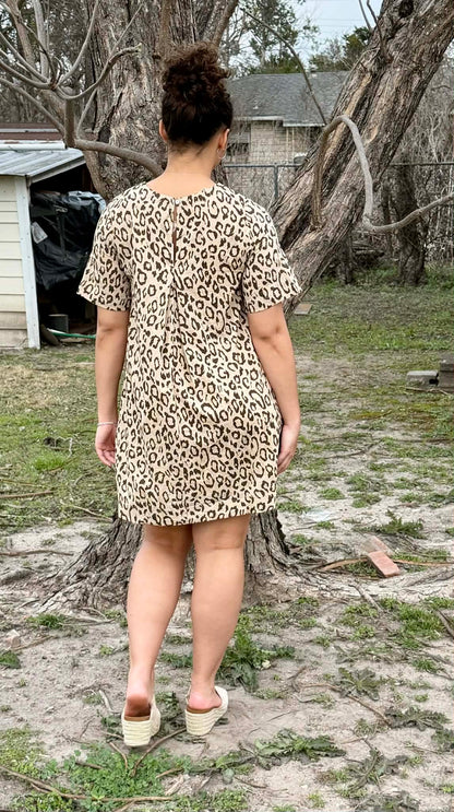 Very J Leopard Mini Dress
