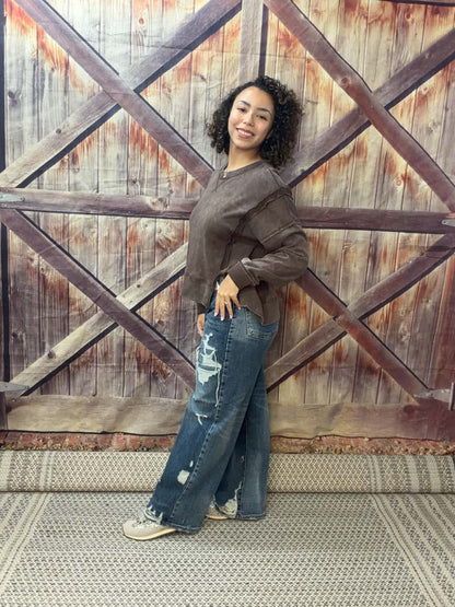 Judy Blue Wilhelmina Baggy Baddie