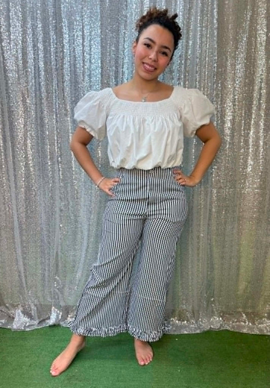Jodifl black & white pants