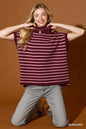 Umgee Mock Neck Short Slv. Sweater