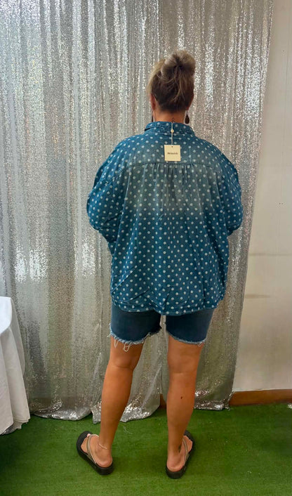 Heimish Jean Polka Dot Top