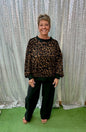 Heimish Leopard Print Long Sleeve Top