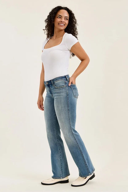 Judy Blue Low Rise Daisy Bootcut MD