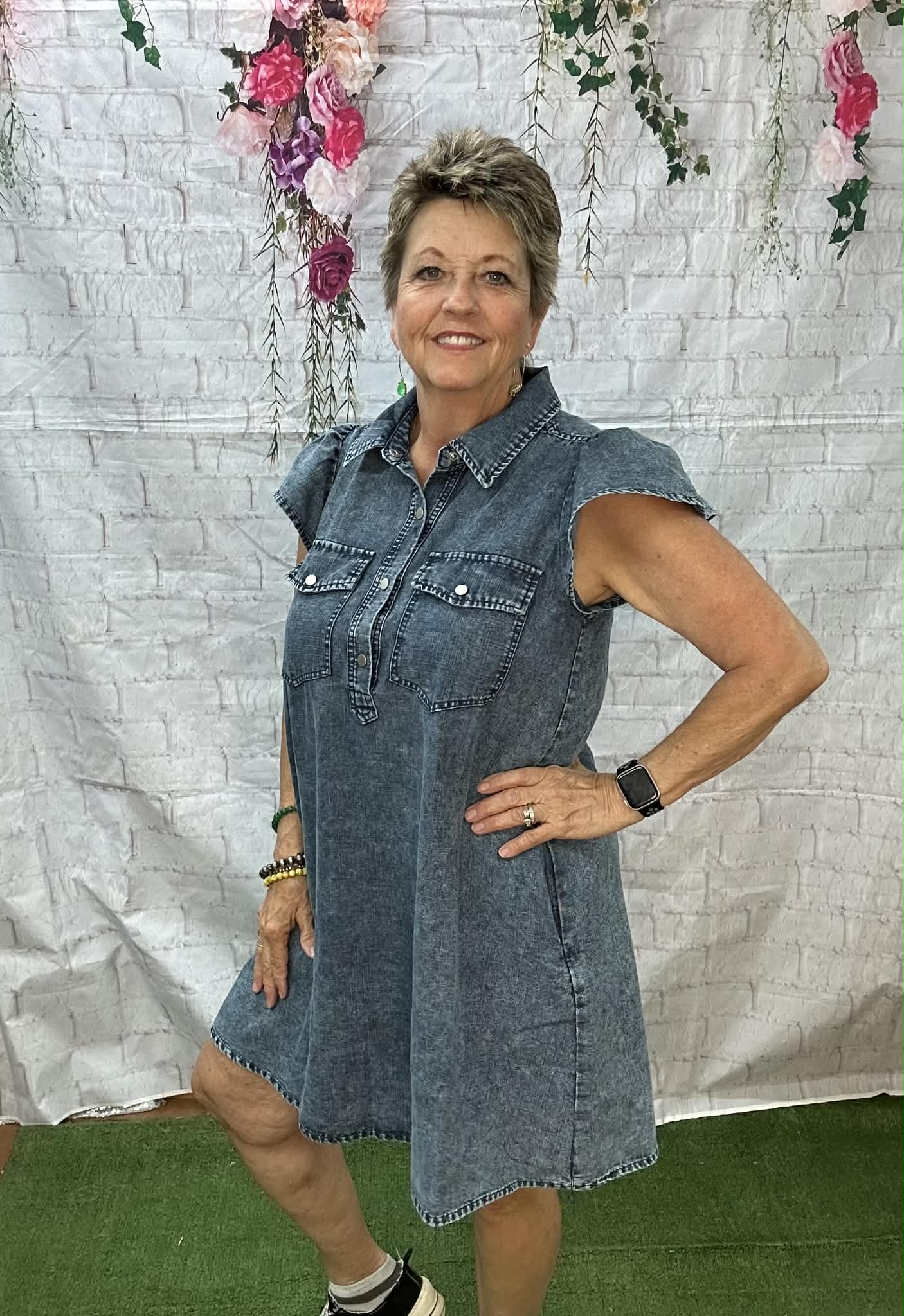 Sage & Fig Denim Dress