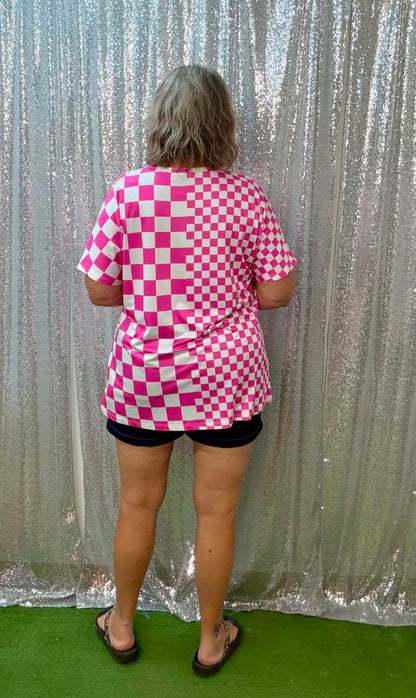 Sunshine & Rodeo checkered shirt PLUS