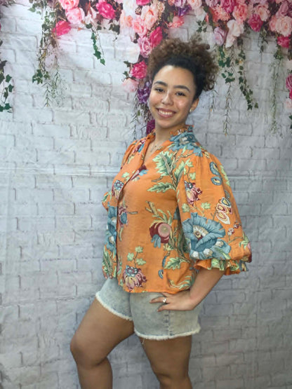 Gigio Coral Mix Blouse