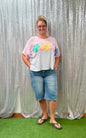 Sage + Fig Pink Floral Top