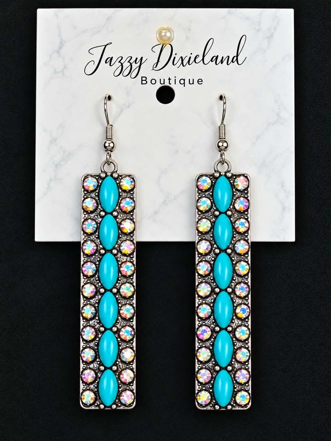 Statement Elongated Drop Earrings