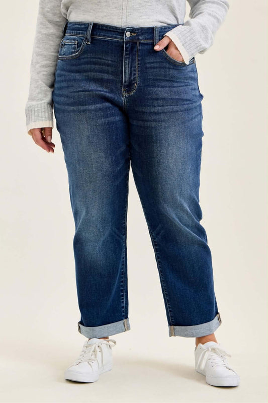 Judy Blue Mr Billie Boyfriend Jeans PLUS