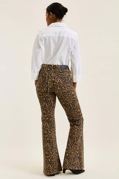 Judy Blue MR Jaqueline Flare Leopard Print