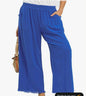 Umgee Wide Leg Crop Linen Pants