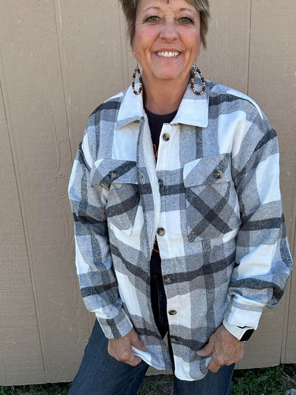 Plaid Lined Shackets