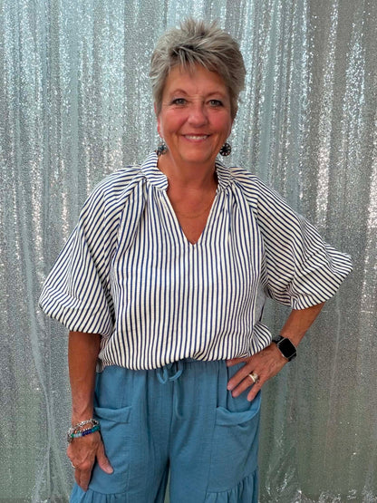 Heimish textured tops Plus