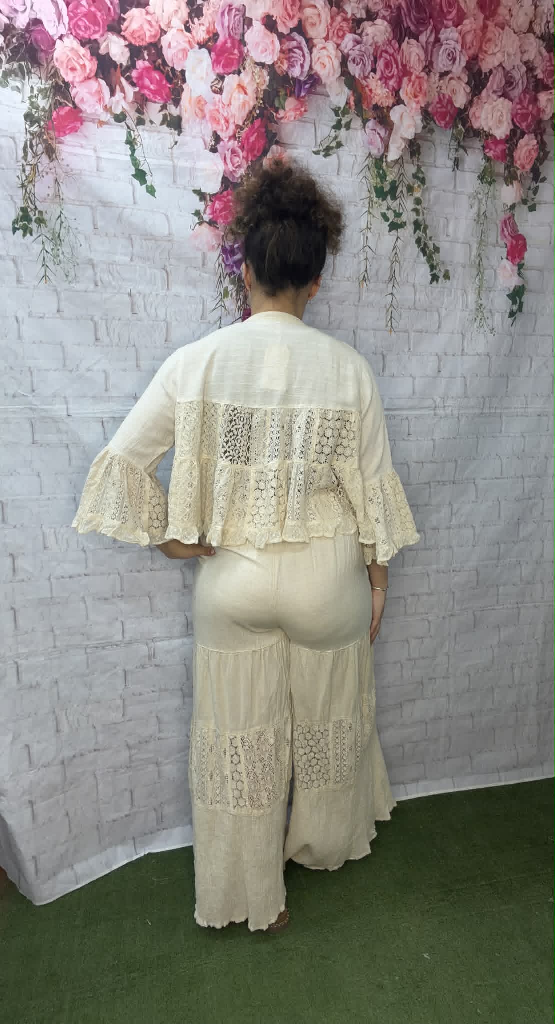 YOUNG THREADS LACE  PANTS
