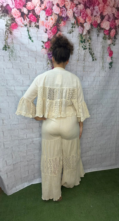 YOUNG THREADS LACE  PANTS