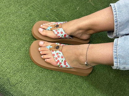 Yellow Box Rosamel flip flops
