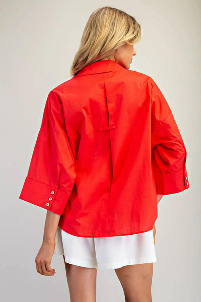 EE:Some Button down blouse