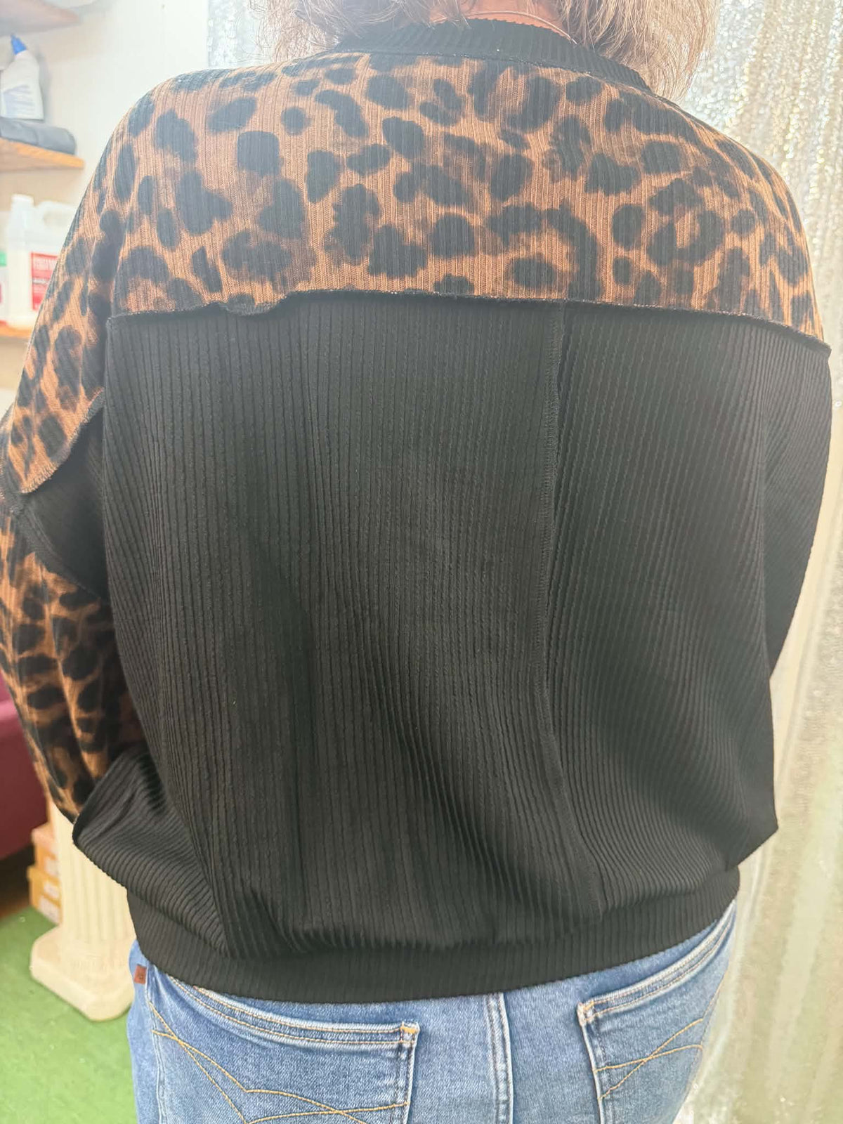 Heimish Leopard Print Long Sleeve Top
