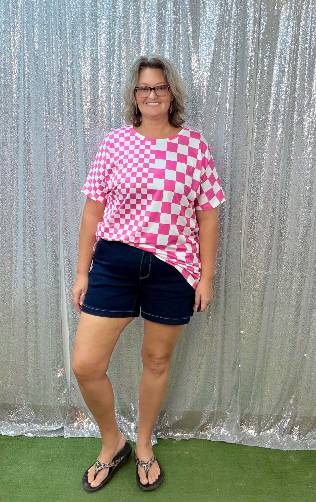 Sunshine & Rodeo checkered shirt PLUS