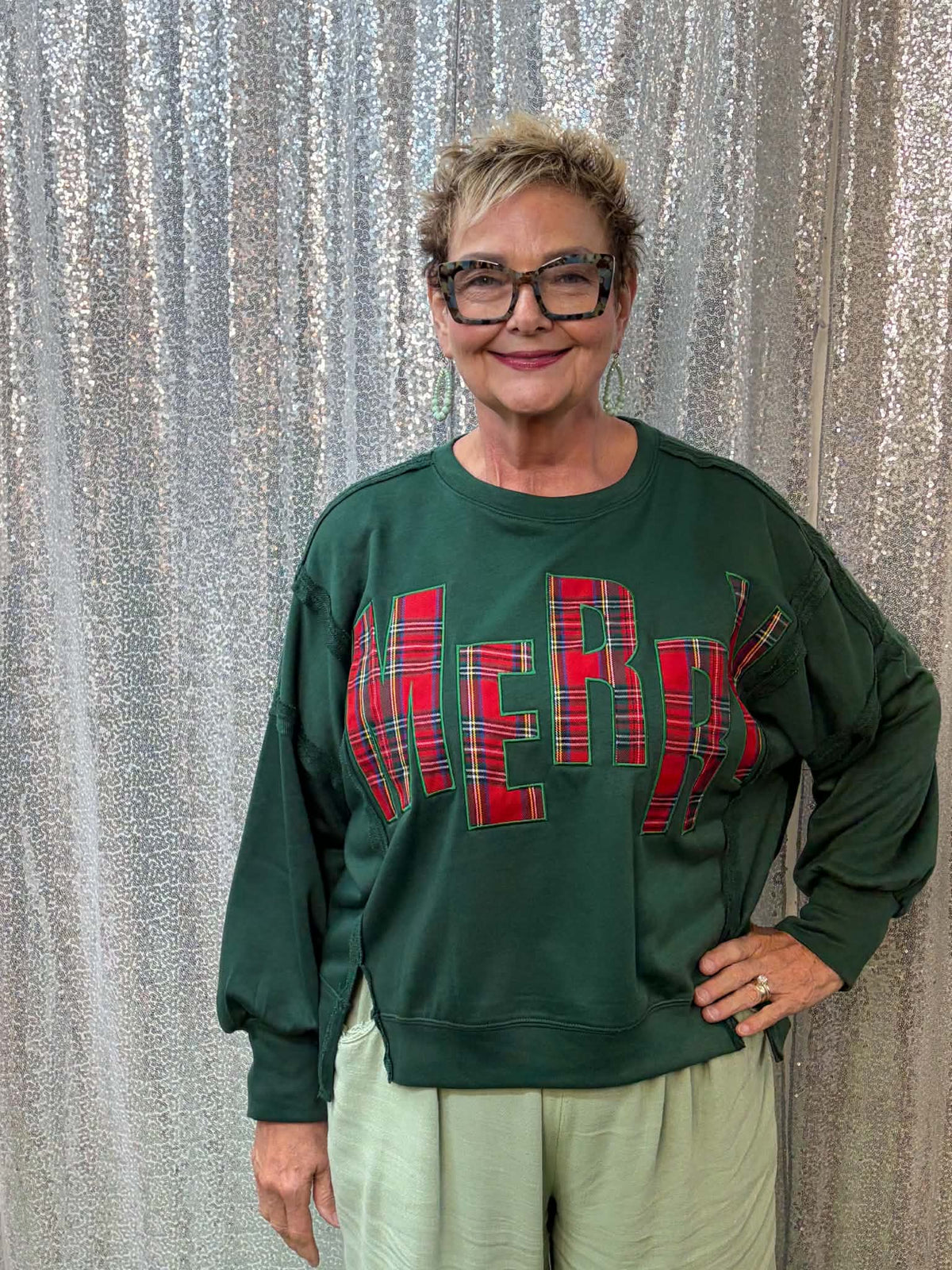Heimish Merry Plus Long Sleeve Top