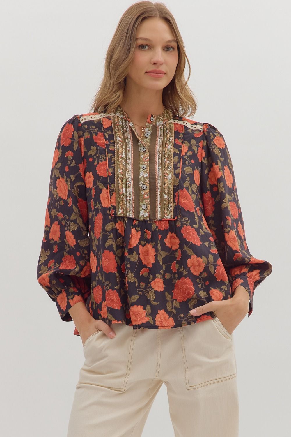 Entro Floral Top