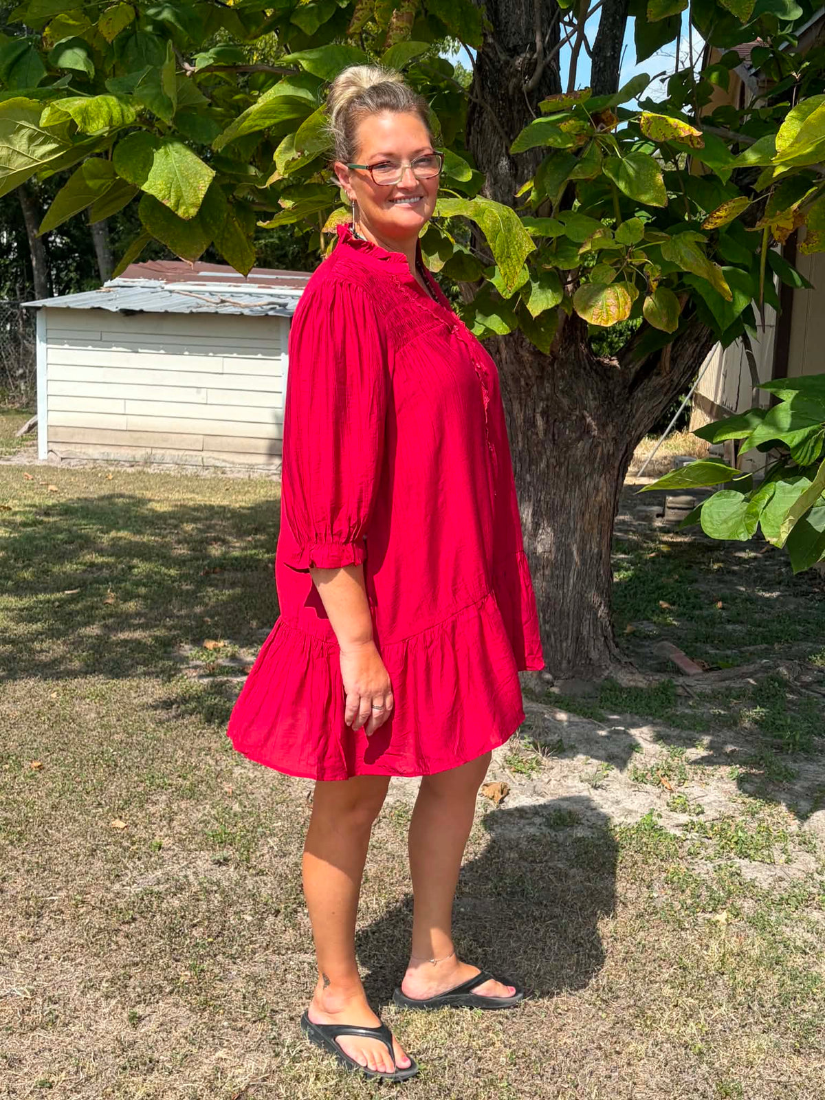 Umgee Crimson Dress
