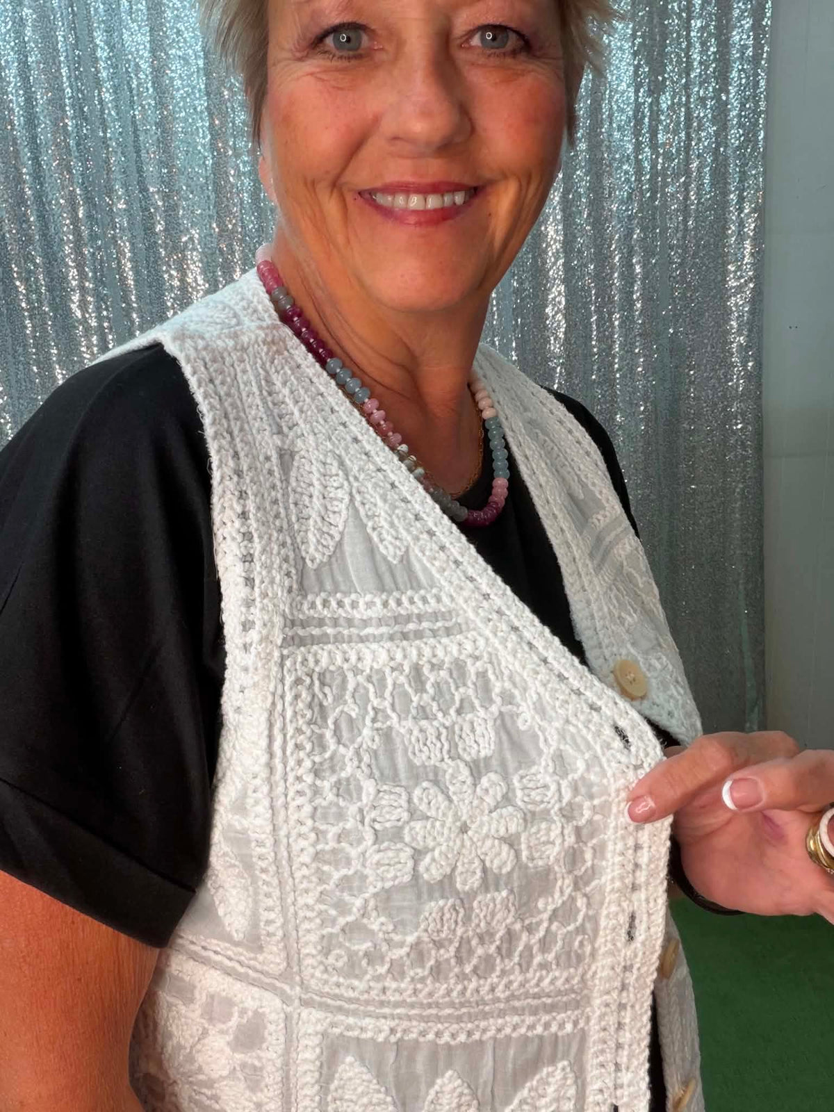 Heimish crocheted vest