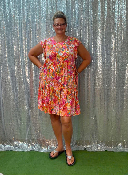 Floral summer dress