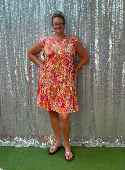 Floral summer dress