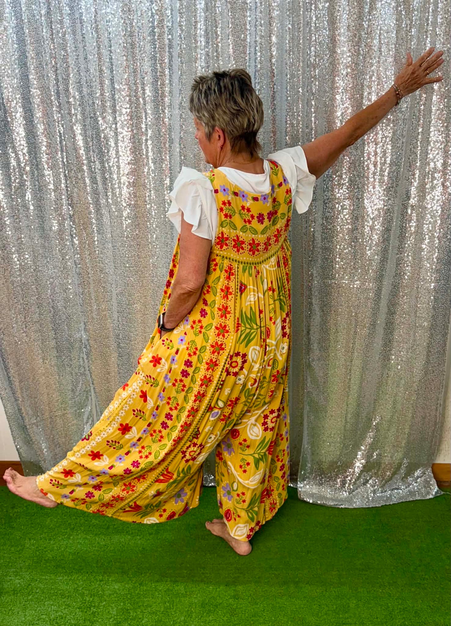 Easel All This Time Wide Leg Jumper