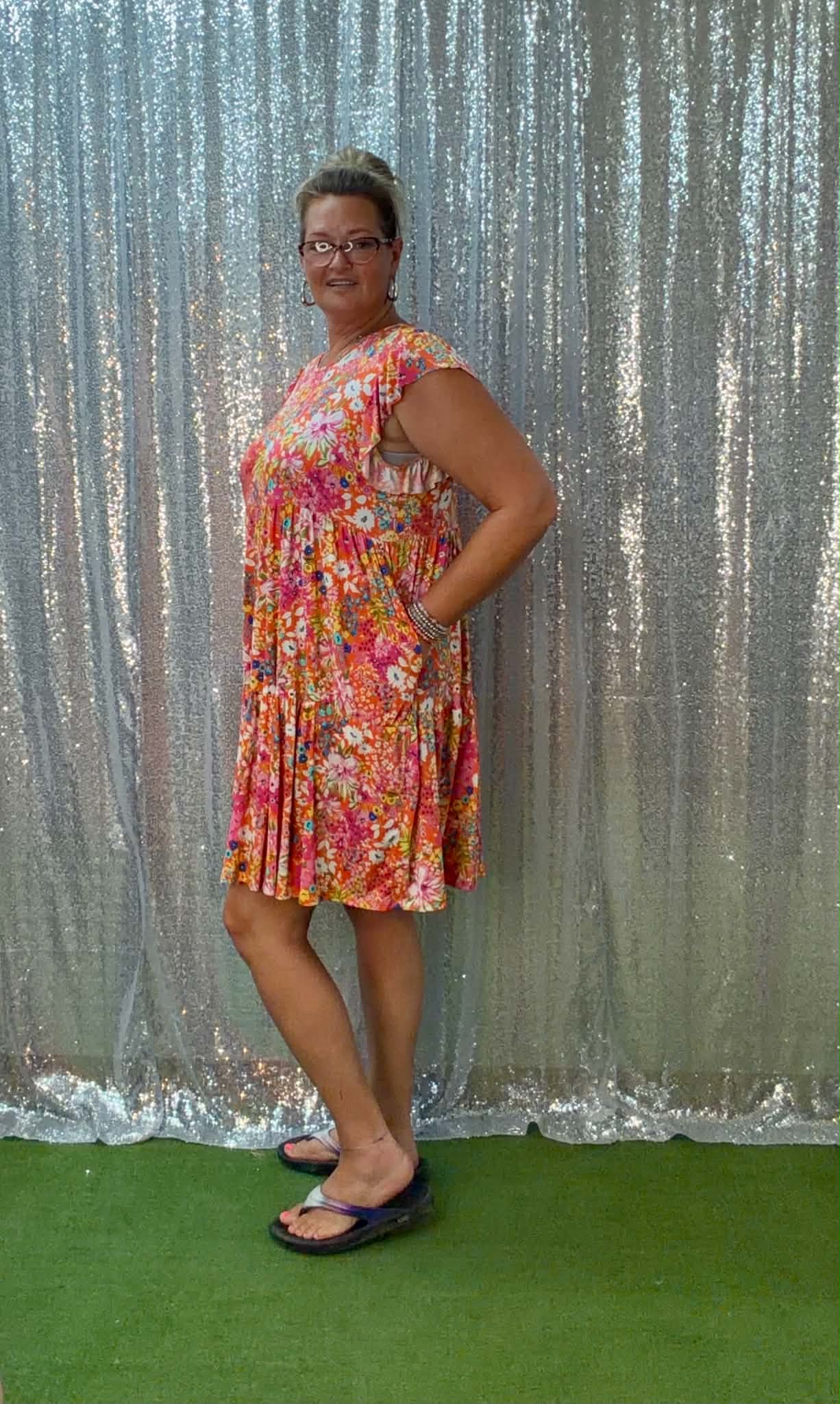 Floral summer dress