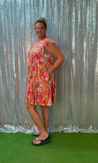Floral summer dress