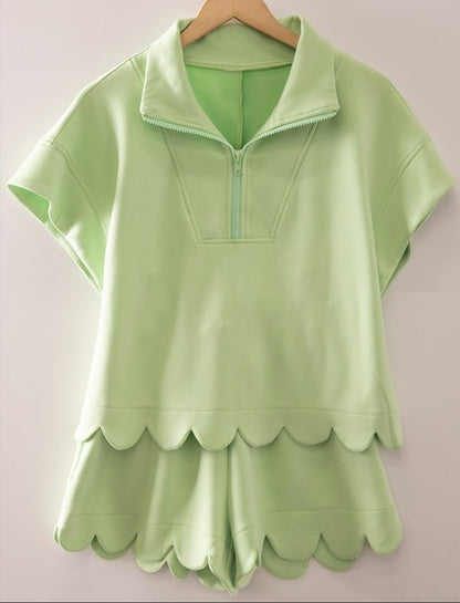 New Me travel shorts set