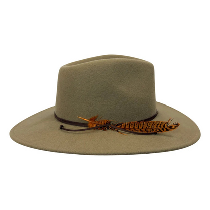 Base Camp Felt Crushable Outback Hat