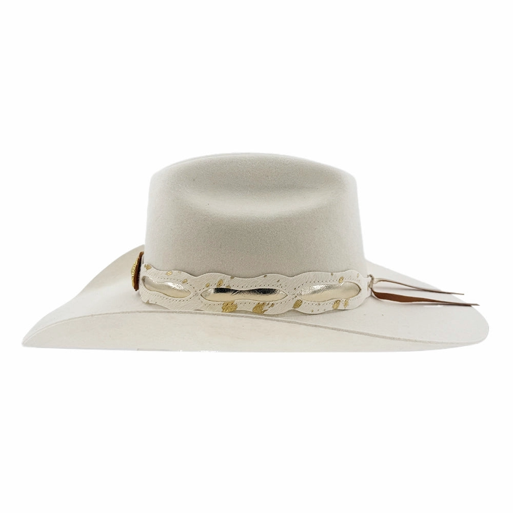 Lizzy White Cowboy Felt Hat