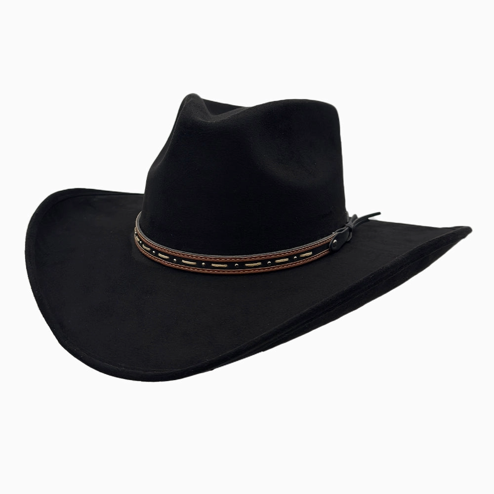 Ace High Cowboy Faux Suede Hat