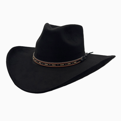Ace High Cowboy Faux Suede Hat