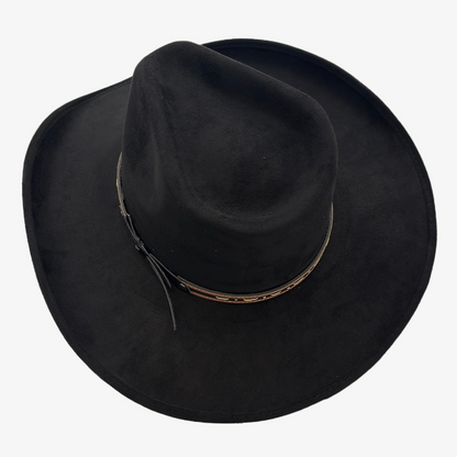 Ace High Cowboy Faux Suede Hat