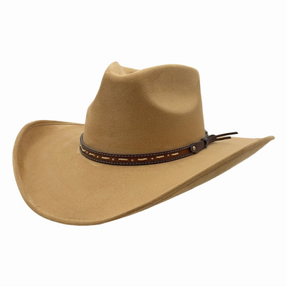 Ace High Cowboy Faux Suede Hat
