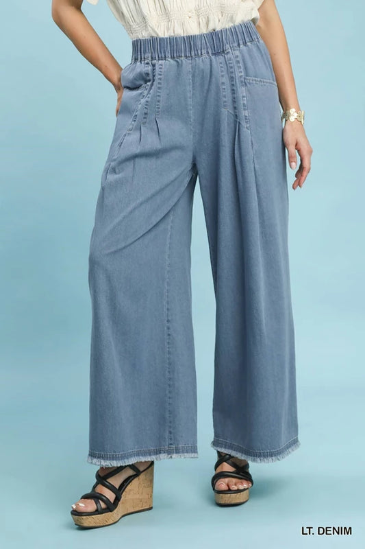 Umgee Denim pleated bottoms